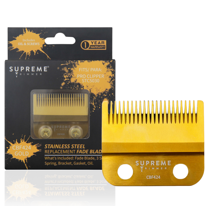 Cuchilla de acero para desvanecimiento Supreme Trimmer CBF424