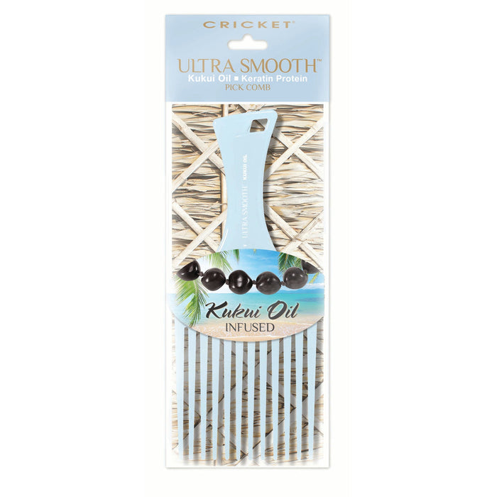 Cricket Ultra Smooth Kukui Oil Pick Comb