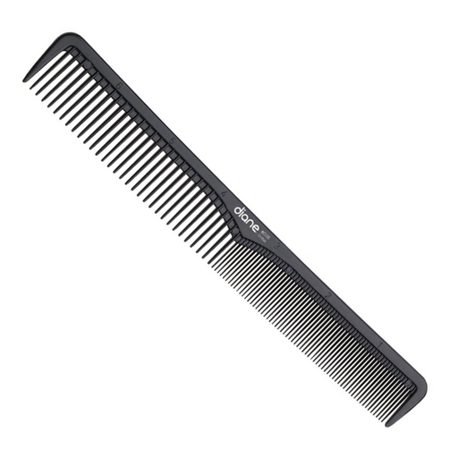Diane 7.25" Styling Comb - Fine and Medium Teeth - Black #D38