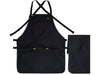 barber apron and cape set- barber apron- barber apron for men- barber apron designer- black barber apron-barber apron for sale - mens barber apron-apron for barbers -barber aprons -hair stylist aprons- best barber apron- hair cutting apron - the barber apron- king midas barber apron