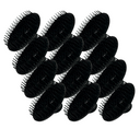 FMS Hair & Scalp Shampoo & Massage Brush Dozen Black
