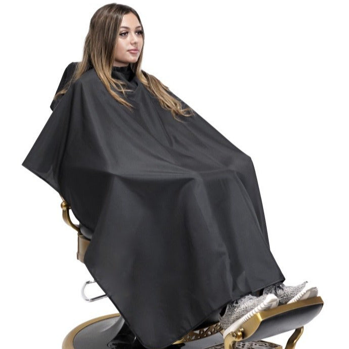 black barber capes - hair cutting capes- cutting capes -styling capes- unisex barber capes- designer barber capes-king midas barber capes -Hair Stylist Cape - Hairdresser Cape- salon cape - haircut cape - Barber Capes - cutting capes- best barber capes-barber capes for sale-King Midas Empire