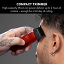 PRE ORDER NOW │ BaBylissPRO FXONE LO-PROFX High Performance Compact Trimmer - Red #FX72RD