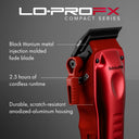 PRE ORDER NOW │ BaBylissPRO FXONE LO-PROFX High Performance Compact Clipper - Red #FX82RD