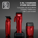 PRE ORDER NOW │ BaBylissPRO FXONE LO-PROFX High Performance Compact Shaver - Red #FXLPFS1RD