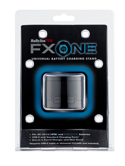 BaBylissPRO FXONE Dual-Voltage Charging Base Black Packaging