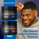 Red Pro Groomane Wave Control Pomade #GR101