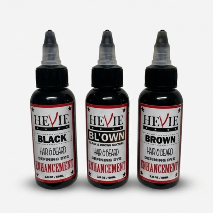 Hevie Enhancement - Semi-Permanent Hair & Beard Defining Dyes