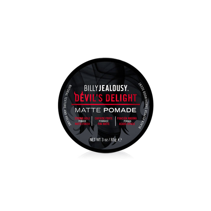 Billy Jealousy Delight Matte Pomade 3oz, Strong Hold / Matte Finish / Water Based
