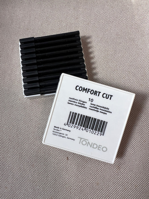 Tondeo Comfort Cut Razor Blades 10x10 Case