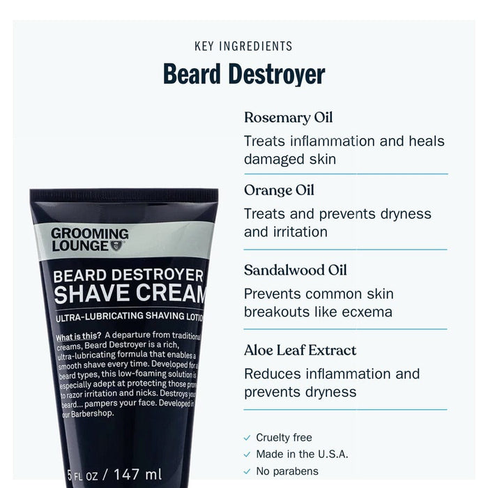 Grooming Lounge Beard Destroyer Shave Cream