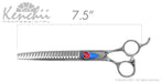 Kenchii Five Star Offset 21T Thinner Shears 7.5" - KEFSO21T
