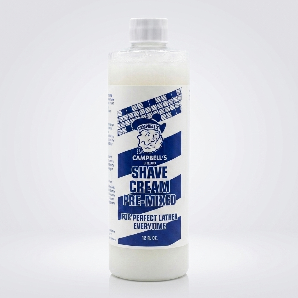 美容液 sheller Campbell's Pre-mixed Liquid Lather Shave Cream – WB Barber Supply