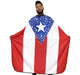 puerto rico barber cape- puerto rico flag cape-boricua barber cape-boricua hair cutting cape- capa de boricua- boricua hair salon cape-barber capes -barber cape - hair cutting cape -borinking barber cape