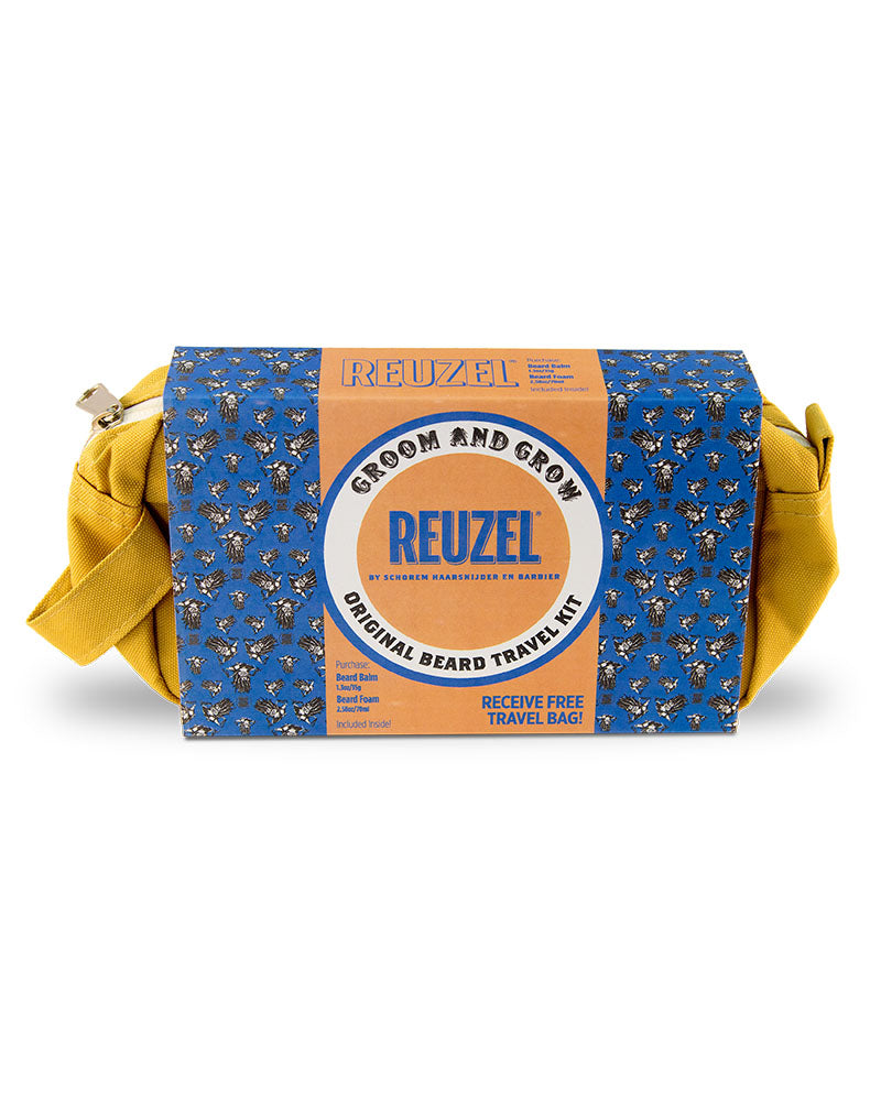 Reuzel Assorted Full Size Starter Kits with Free Bag: fiber, clay