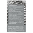 A product information card for Quantum Extra Body Acidsaline for normal, tinted, or highlighted hair, showing English and French descriptions and ingredients on a gray and white background.