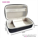 StyleCraft Compact Travel Case #SC301B - For Clippers, Trimmers & Shaver Accessories