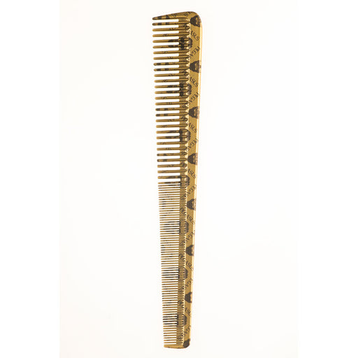 Krest No. 302 7-1/4” Pegasus Skulleto Tapered Cutting Comb - Gold