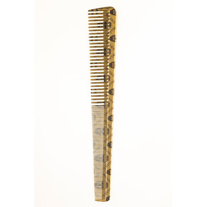 Krest No. 302 7-1/4” Pegasus Skulleto Tapered Cutting Comb - Gold
