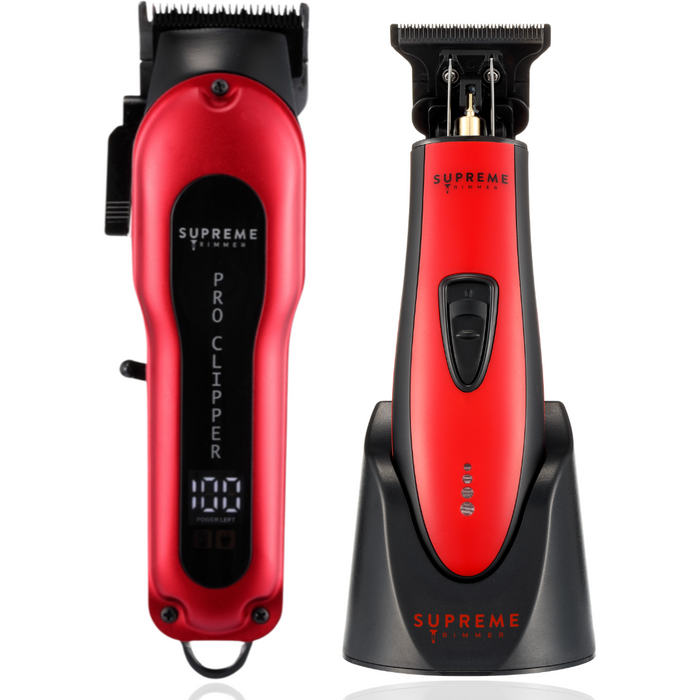 PRO CLIPPER™ & T Shaper™ Trimmer Bundle - Hair Clippers & Trimmers - Supreme Trimmer Mens Trimmer Grooming kit 