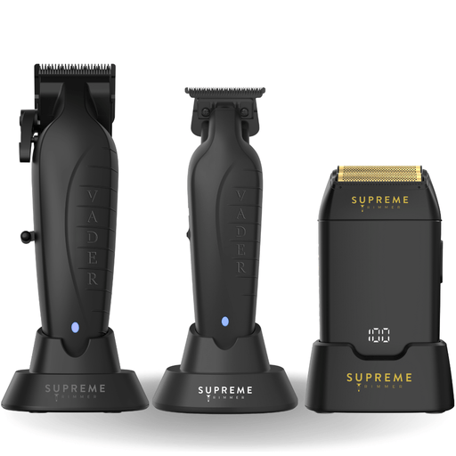 Vader Clipper, Trimmer & Crunch Shaver Bundle - Hair Trimmer, Clipper, and Shaver - Supreme Trimmer Mens Trimmer Grooming kit 