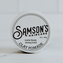 Samson's Haircare Matte Finish Clay Pomade - Original on a white background