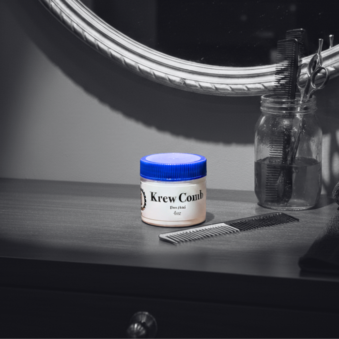 Sanitary Barber 的 Krew Comb – 强力定型发蜡（4 盎司）