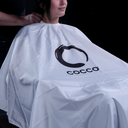 Cocco Hair Professional Barber Cutting Cape - Black or White