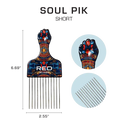 RED by Kiss Majestic Soul Pik Curly Hair & Afros Hair Pick - Short #CPK11