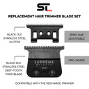 Cuchilla de repuesto recargable para recortadora Supreme - TB440/TB540