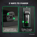 PRE ORDER NOW │BaBylissPRO X Tomb45 Wireless-Charging Double-Foil Shaver #FXT45FS - Black