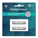 Personna GEM Platinum Diamond Glide Hair Shaper Blades - 10 pack