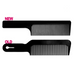 #132 Black Flat Top Comb