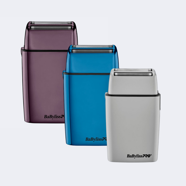 新品未使用 BaByliss Pro FOILFX02 マットグレー 限定版 BaBylissPRO FOILFX02 Grey Cordless Metal Double-Foil Shaver