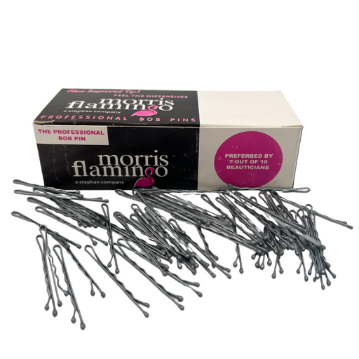Morris Flamingo Hair Bob Pins (Black, Brown or Silver)