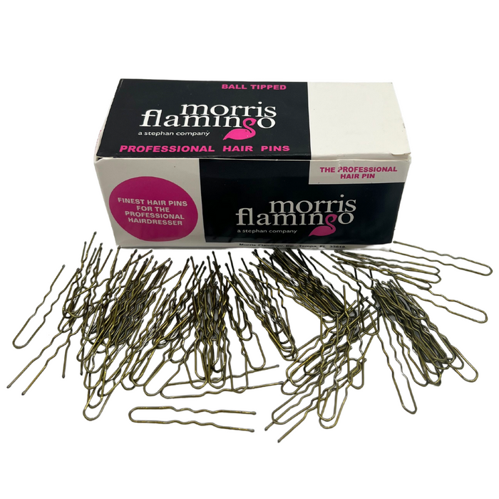 Morris Flamingo Hair Pins (Black, Brown or Silver)