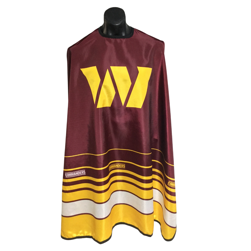 Washington Commanders Cape — WB Barber Supply