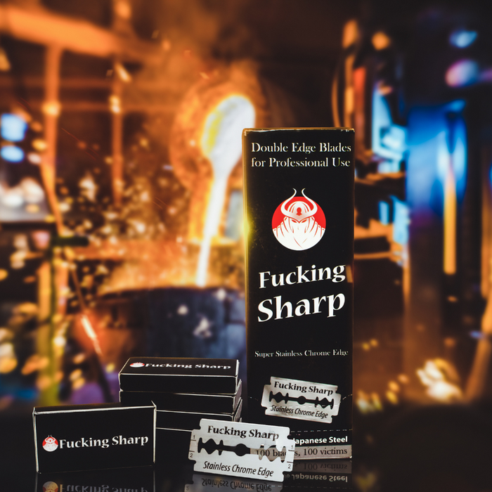 Thick Sharp Razorblade Fucking Sharp Double Edge Razor Blades - 100% Japanese Steel - 100 Bla ...