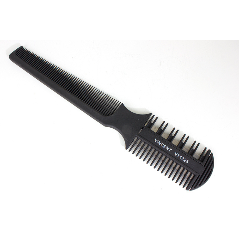 Vincent 2-Way Razor Comb Plus VT1725 – WB Barber Supply