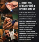 Andis Master 250th USA Anniversary Edition infographic, individually numbered, only 500 units available