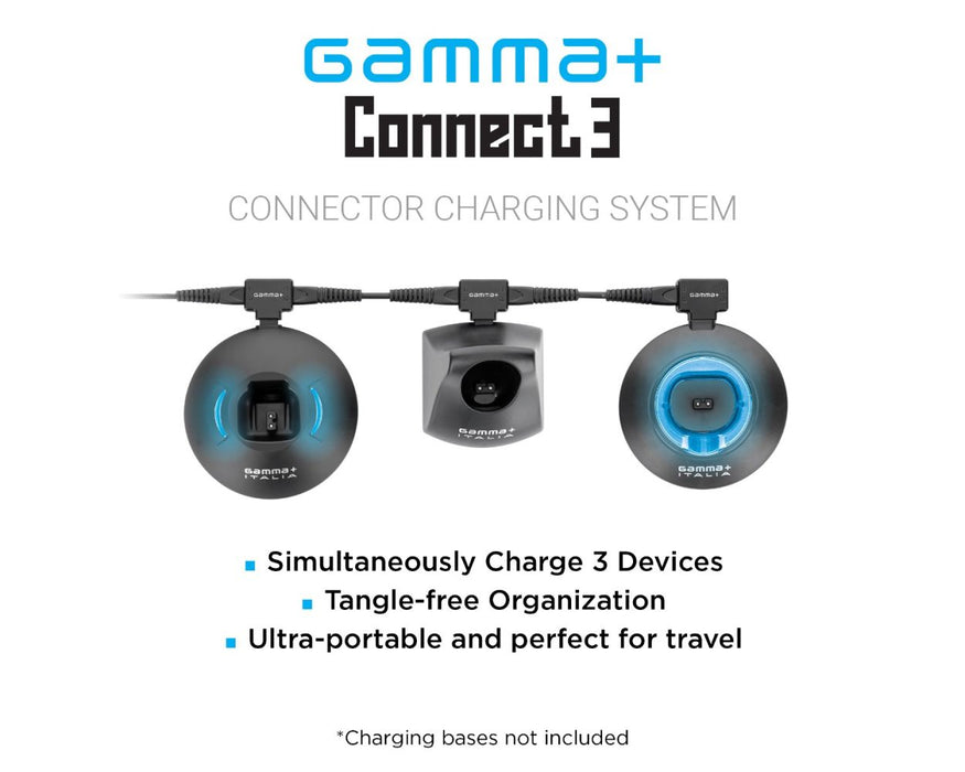 Gamma+ Connect 3 – Barberhood Charging System, 2 Expansion Cords, Adapter #GP134B