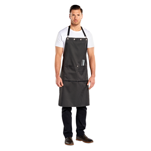 Scalpmaster Striped Barber Apron #4129