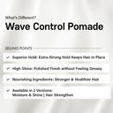 Red Pro Groomane Wave Control Hair Strengthen Pomade - #GR102