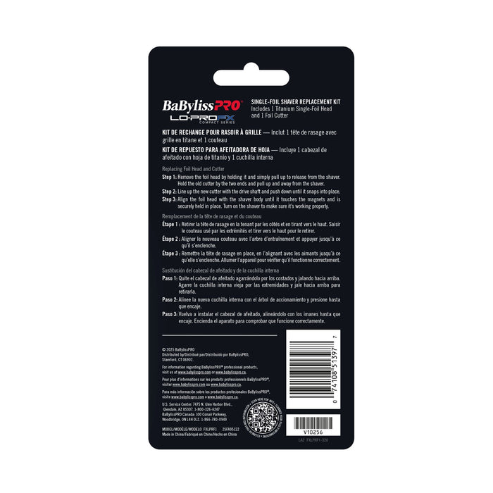 BaBylissPRO LO-PROFX Compact Series Replacement Foil #FXLPRF1