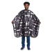 Scalpmaster Barber Print Styling Cape Black