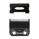 StyleCraft Replacement ECHO Faper Fixed Black Diamond Carbon DLC Hair Clipper Blade with Shallow Tooth 2.0 Cutter Set #SC544B