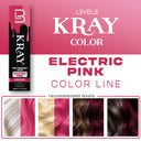 L3VEL3 KRAY Electric Pink Semi Permanent Color