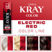 L3VEL3 KRAY Electric Red Semi Permanent Color