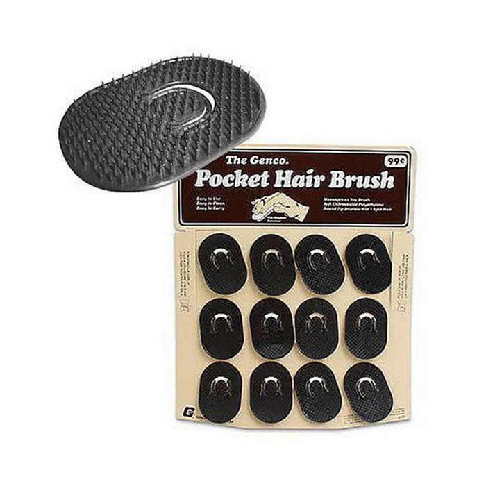 FMS Pocket Hair Brush Dozen Black