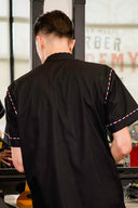 3rd Gen Barber Collection Gilles Barber Pole Trim Jacket Black